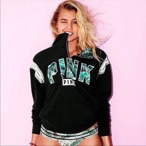 PINK limited edition half zip sweatshirt